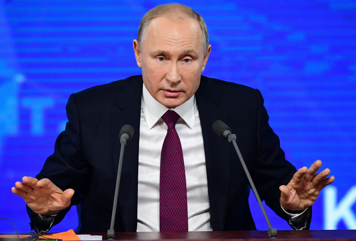Ежегодная большая пресс-конференция президента РФ В. Путина