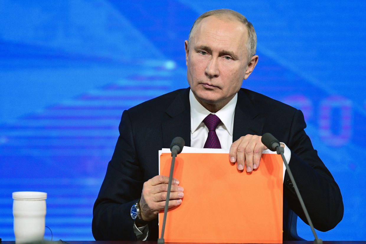 Ежегодная большая пресс-конференция президента РФ В. Путина