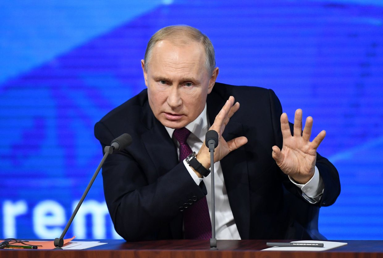 Ежегодная большая пресс-конференция президента РФ В. Путина