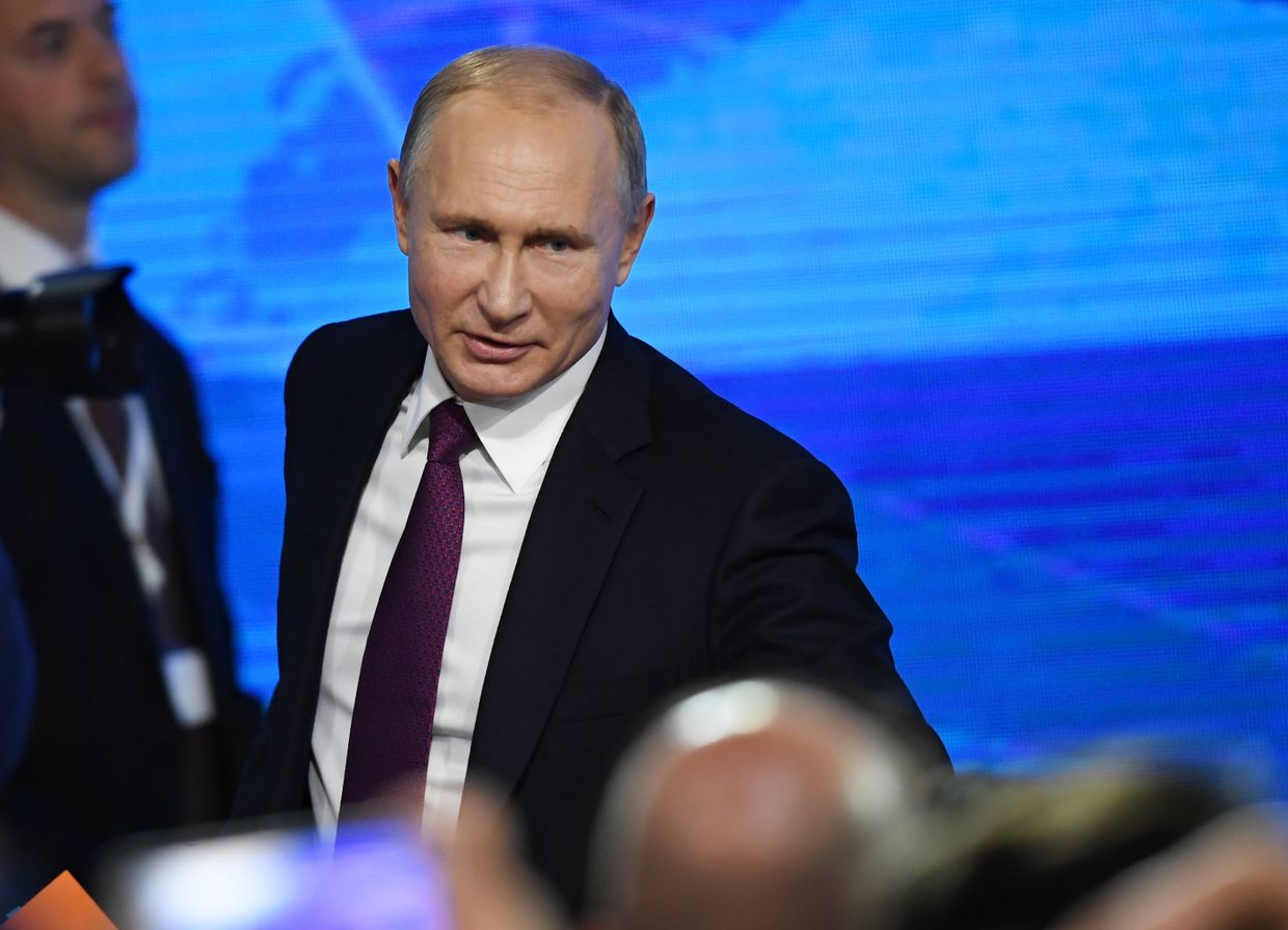 Ежегодная большая пресс-конференция президента РФ В. Путина
