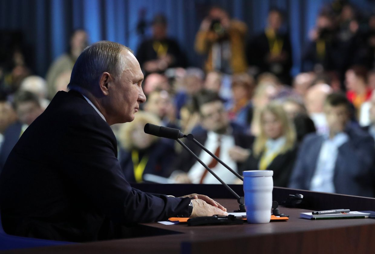 Ежегодная большая пресс-конференция президента РФ В. Путина