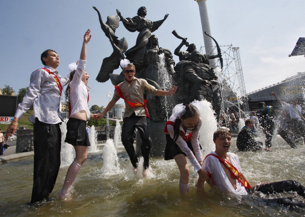 День последнего звонка в Киеве