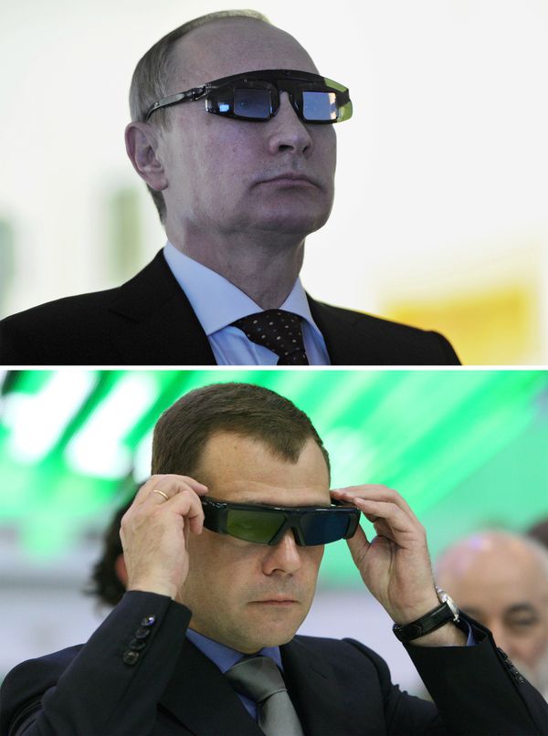 Дмитрий Медведев и Владимир Путин