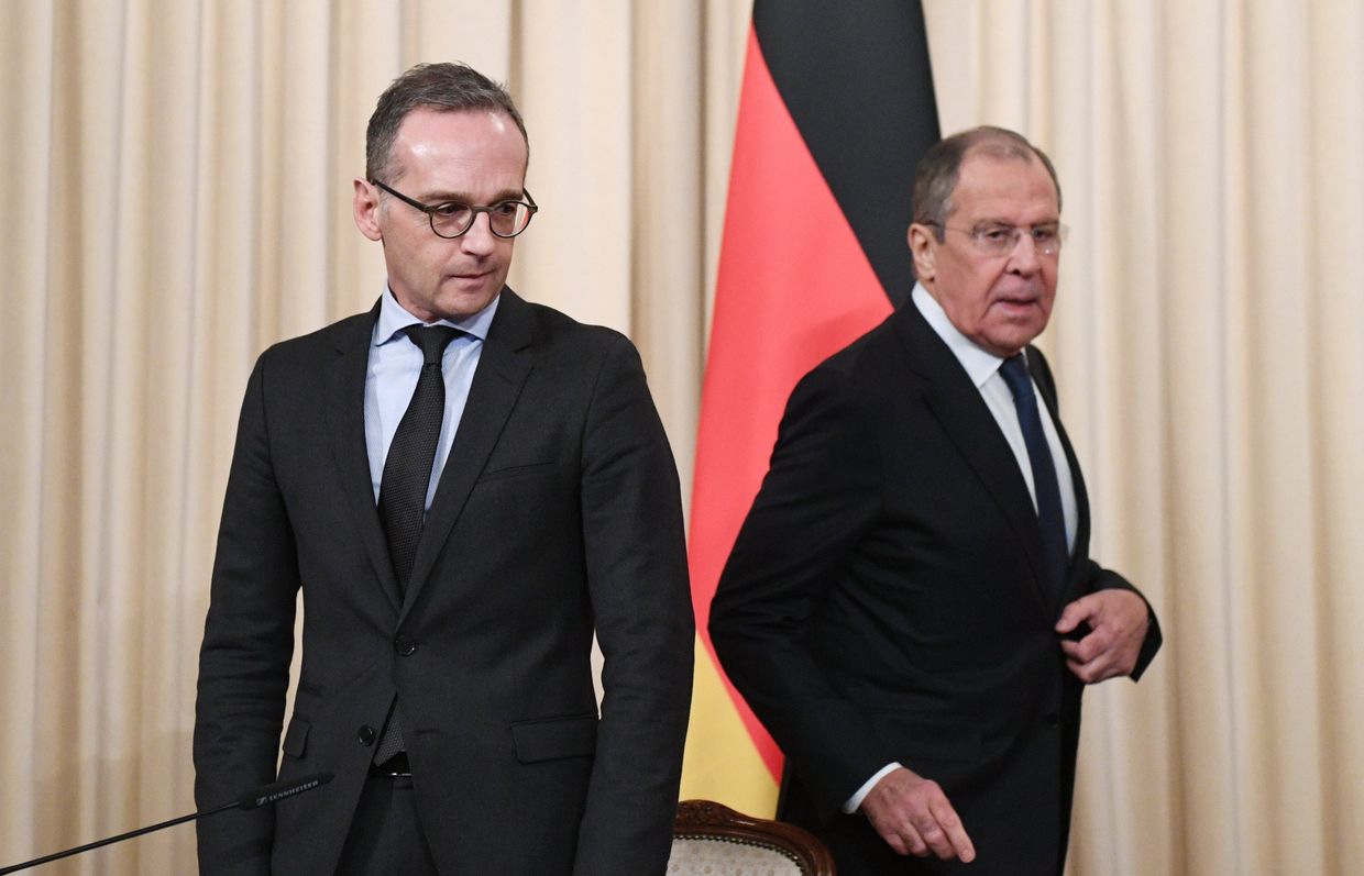 Встреча глав МИД РФ и Германии С. Лаврова и Х. Мааса