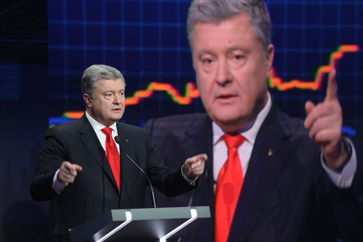Президент Украины П. Порошенко принял участие в ток-шоу Свобода слова на канале ICTV