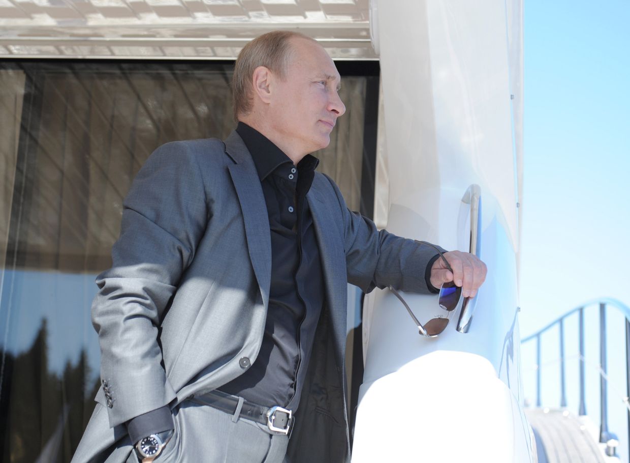 Посещение Владимиром Путиным Валаамского монастыря