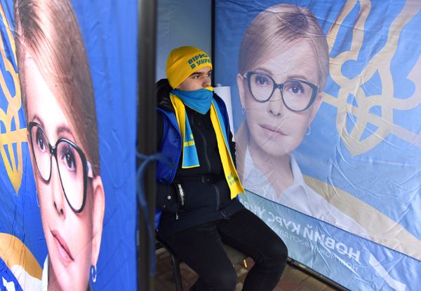 Встреча кандидата в президенты Украины Ю. Тимошенко с избирателями во Львове