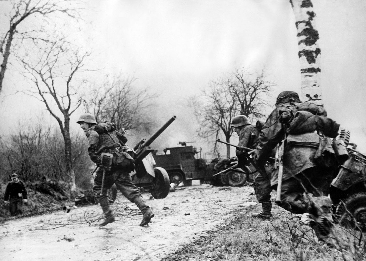 Немецкие войска в Бельгии 27 декабря 1944 года