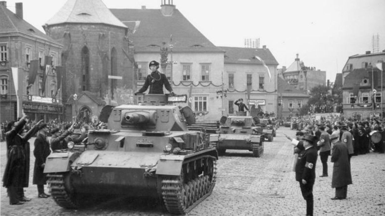 Танк Panzer IV на параде, 1938 г.