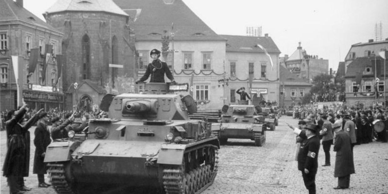 Танк Panzer IV на параде, 1938 г.