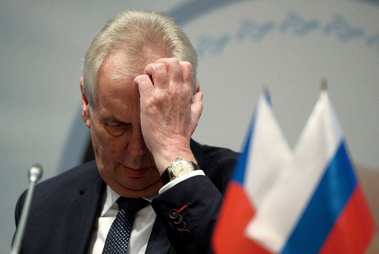 Глава Чешской Республики Милош Земан