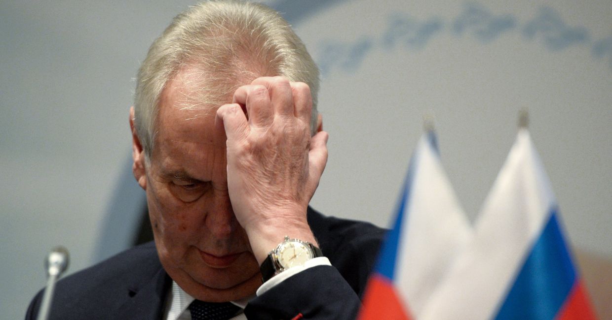 Глава Чешской Республики Милош Земан