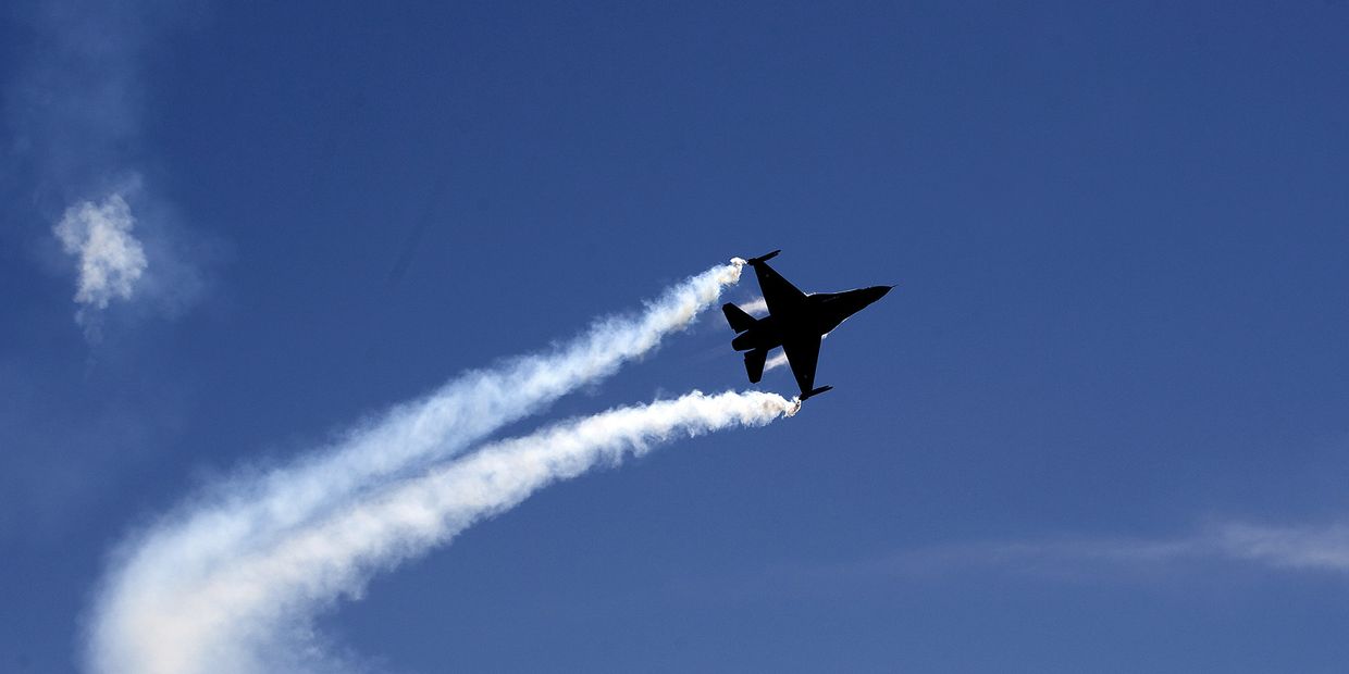 Истребитель пакистанских ВВС F-16