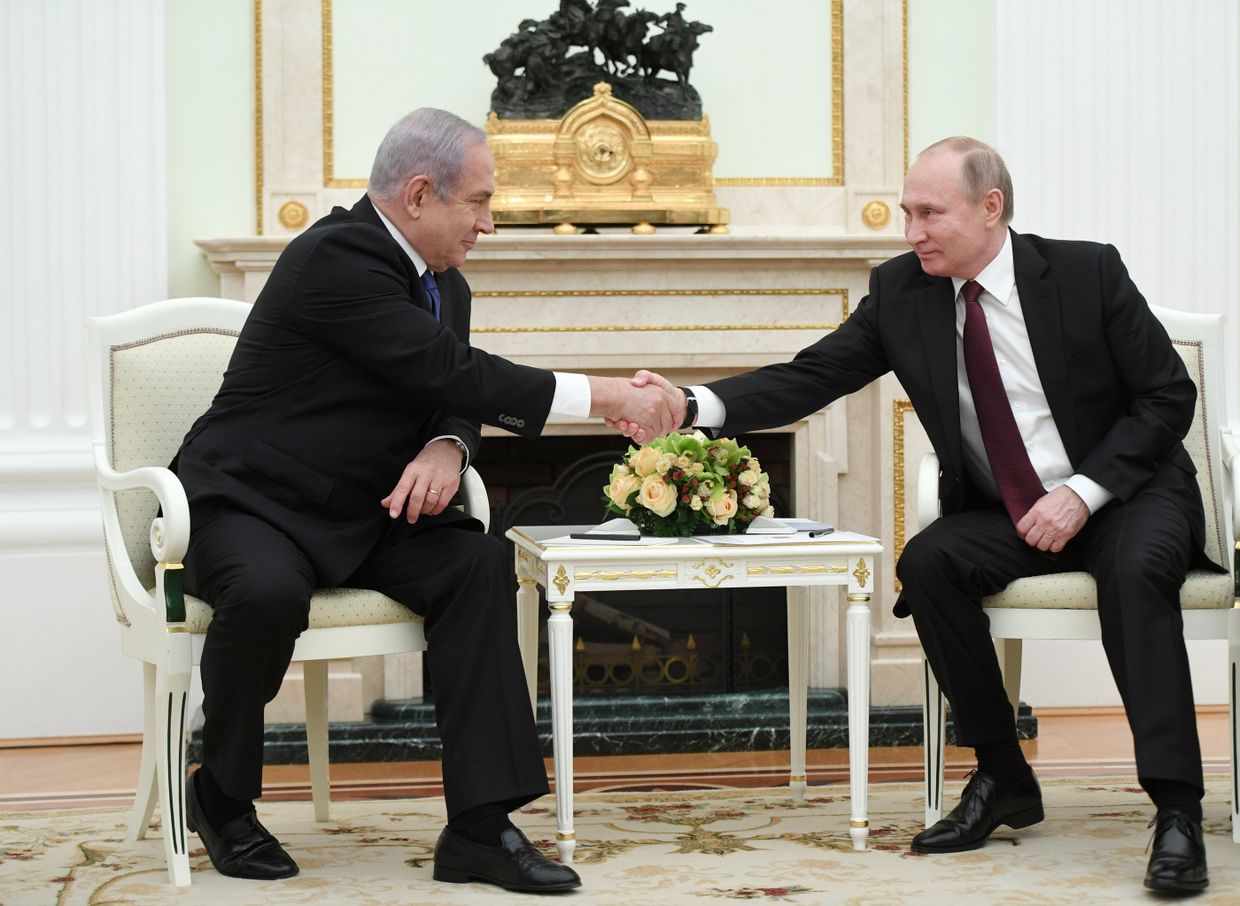 Президент РФ В. Путин встретился с премьер-министром Израиля Б. Нетаньяху