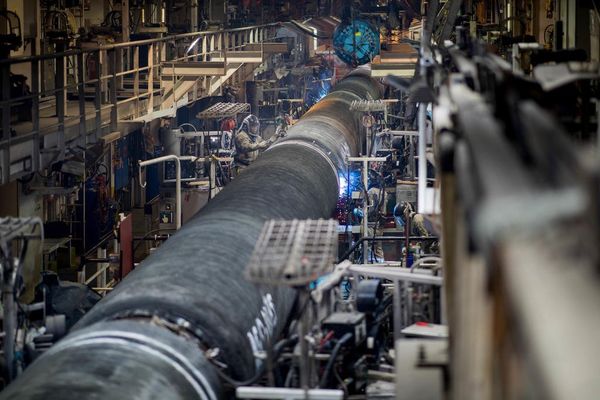 Подготовка труб для газопровода «Северный поток - 2»