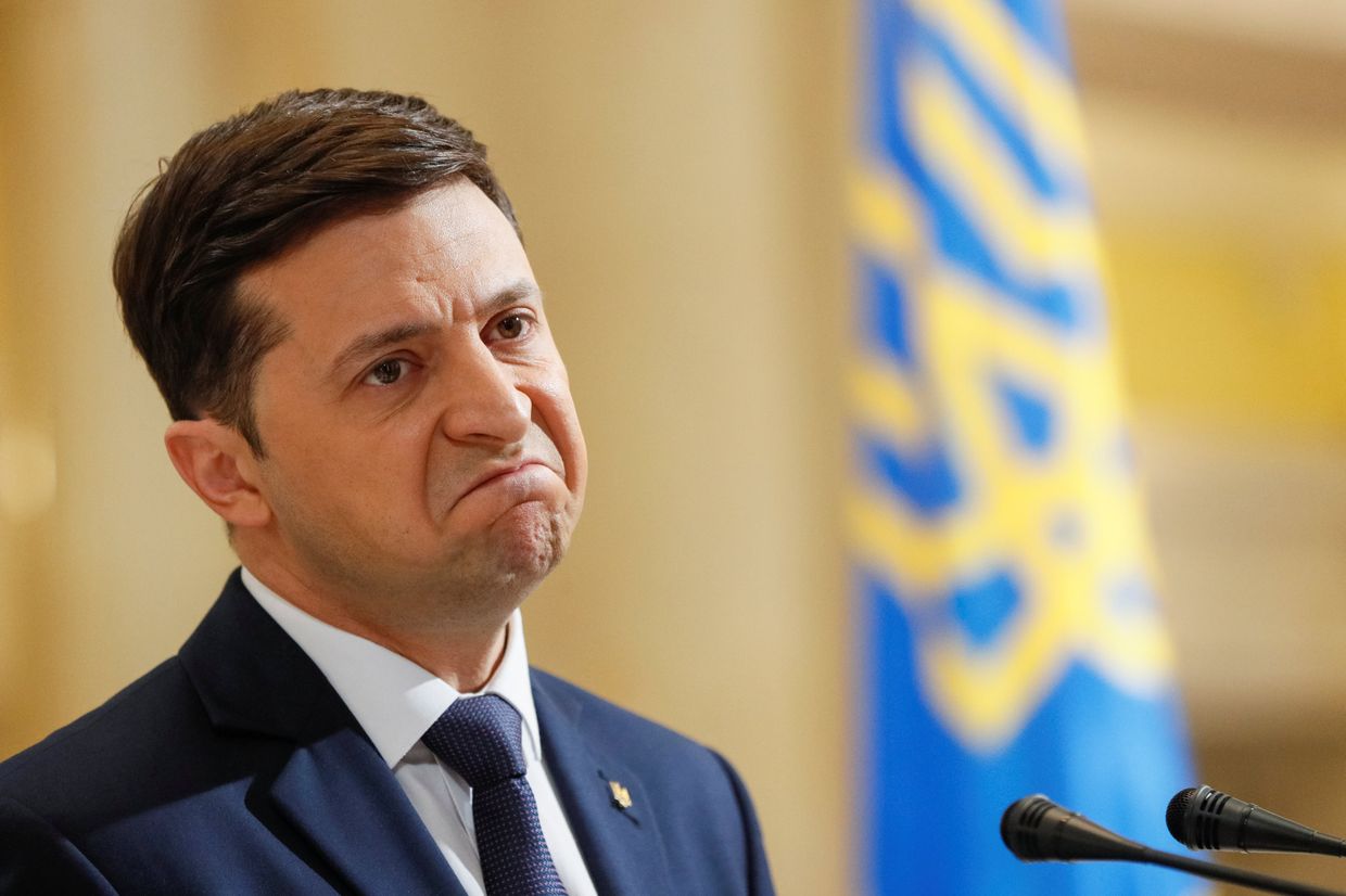 Украинский актер и кандидат на предстоящих президентских выборах Владимир Зеленский