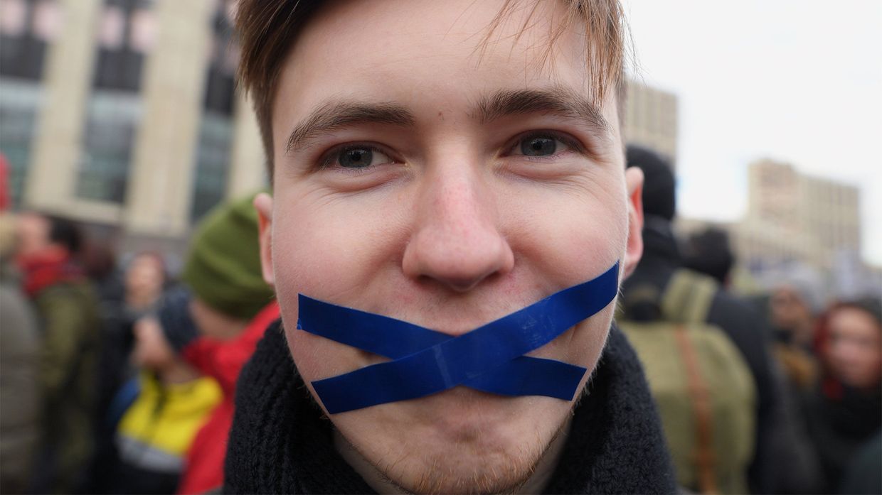 Митинг против закона о защите Рунета