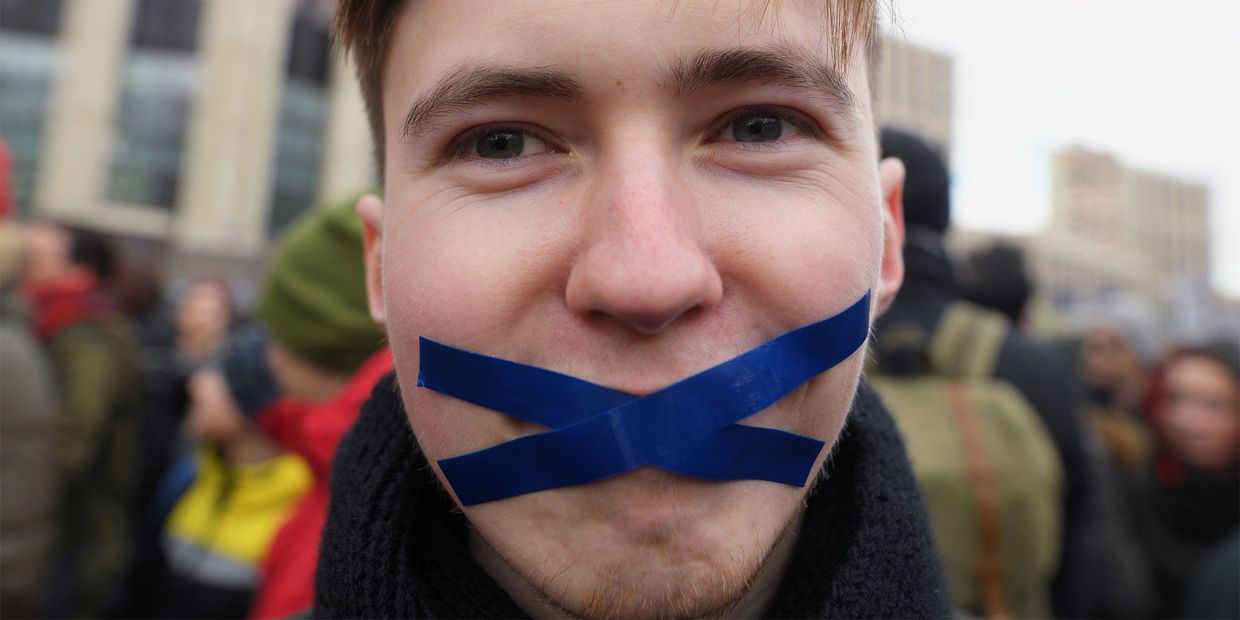 Митинг против закона о защите Рунета