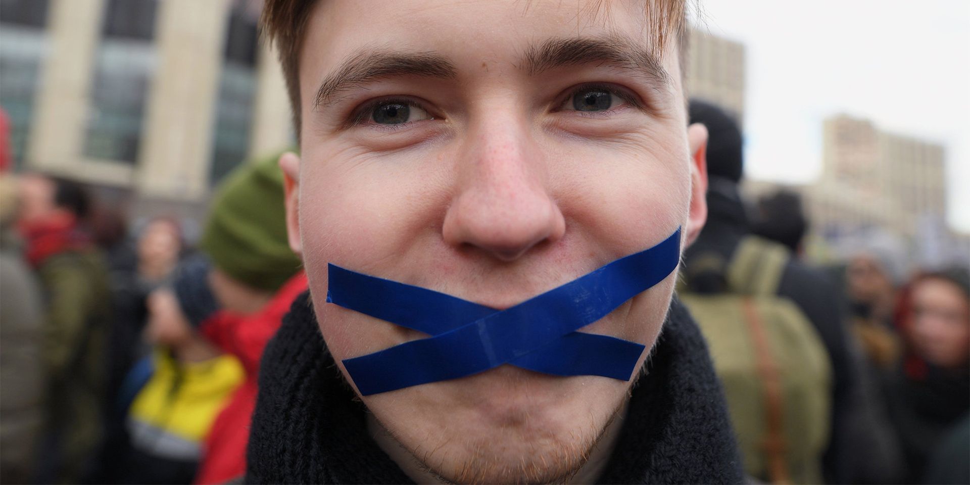 Митинг против закона о защите Рунета - ИноСМИ, 1920, 03.02.2021