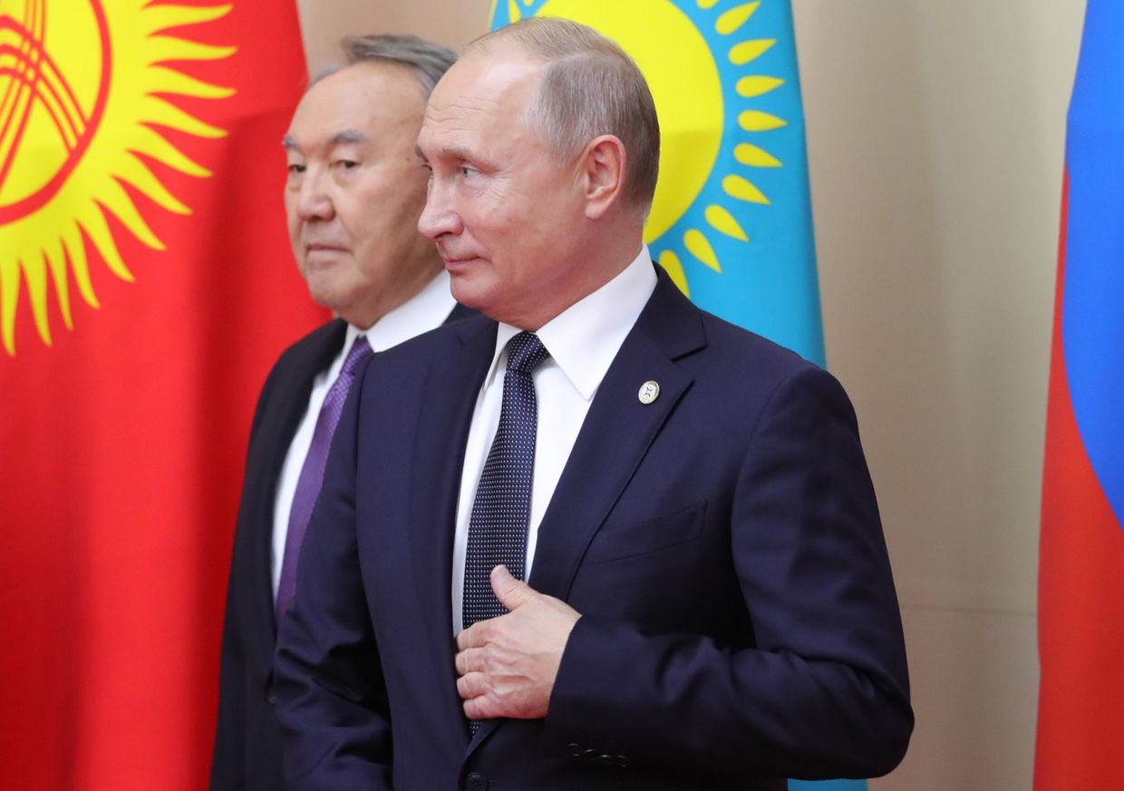 Визит президента РФ В. Путина в Казахстан