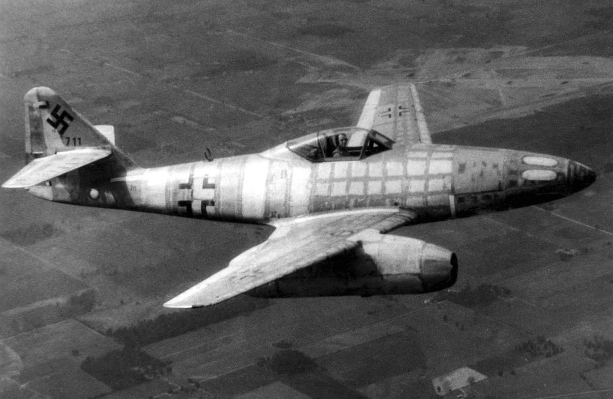 Немецкий турбореактивный истребитель Messerschmitt Me.262