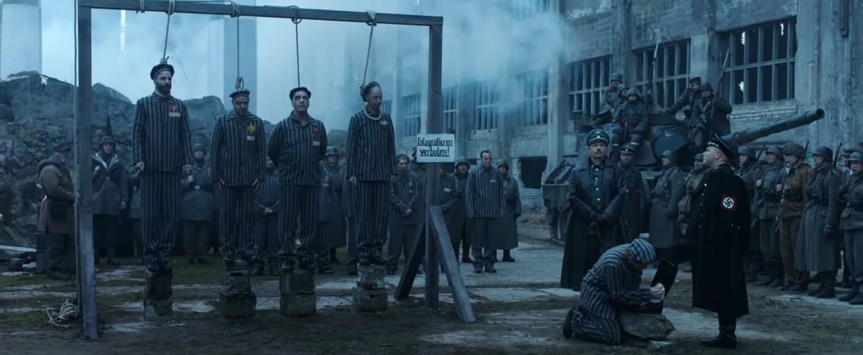 Кадр из клипа Deutschland группы Rammstein