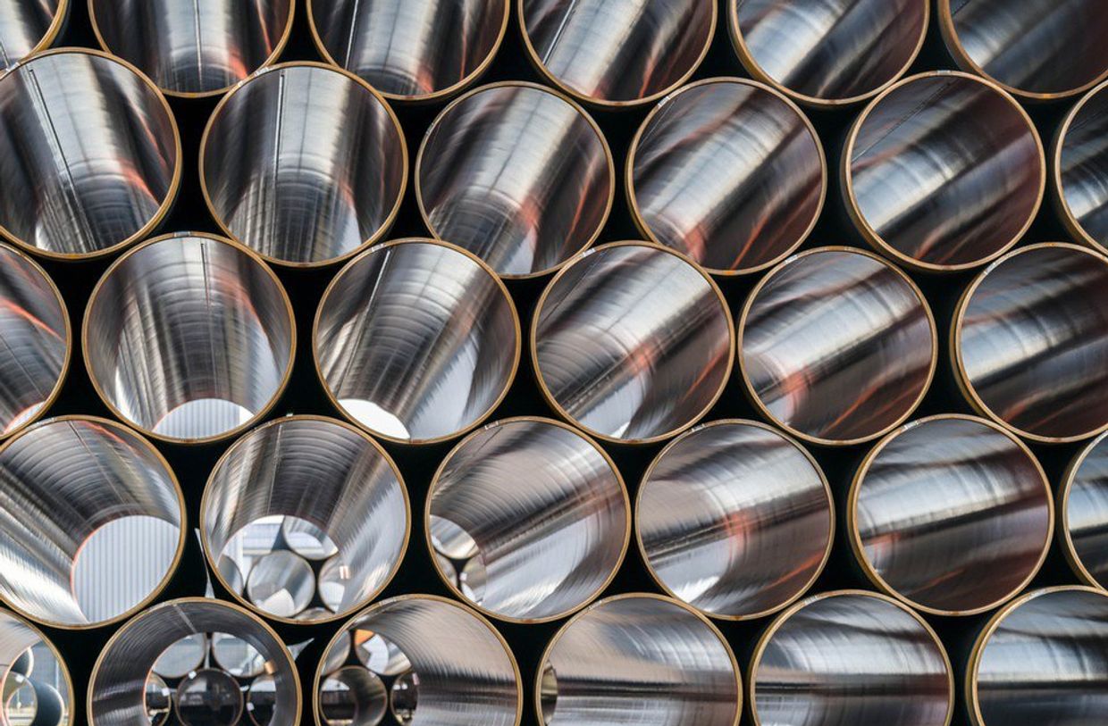 Подготовка труб для газопровода «Северный поток - 2»