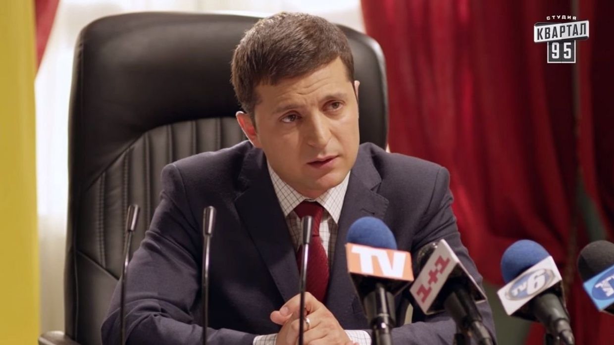 Владимир Зеленский в фильме «Слуга народа»