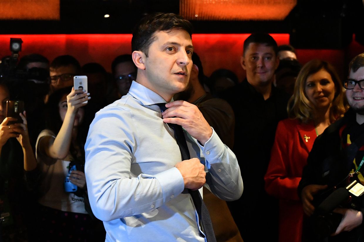 Украинский актер и кандидат в президенты Владимир Зеленский Украинский актер и кандидат в президенты Владимир Зеленский