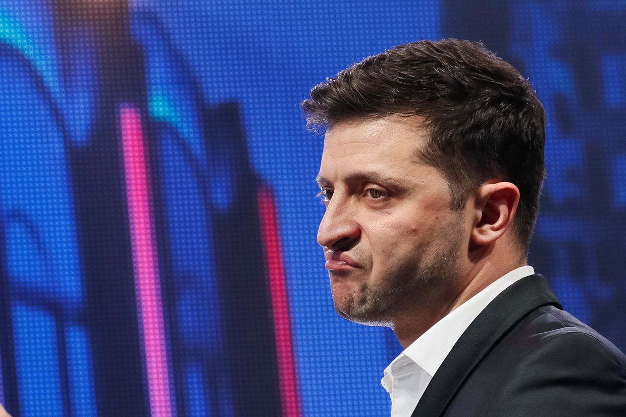 Кандидат в президенты Украины, актер Владимир Зеленский
