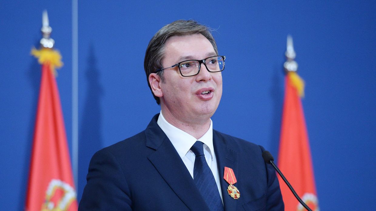 Официальный визит президента РФ В. Путина в Сербию