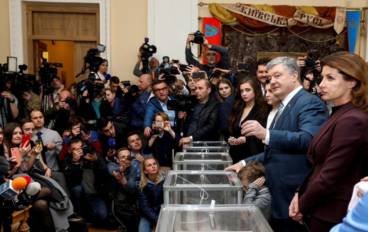 Президент Украины и кандидат в президенты Петр Порошенко