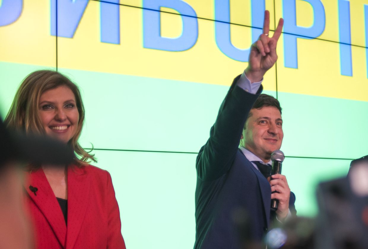 Кандидат в президенты Украины, актер Владимир Зеленский