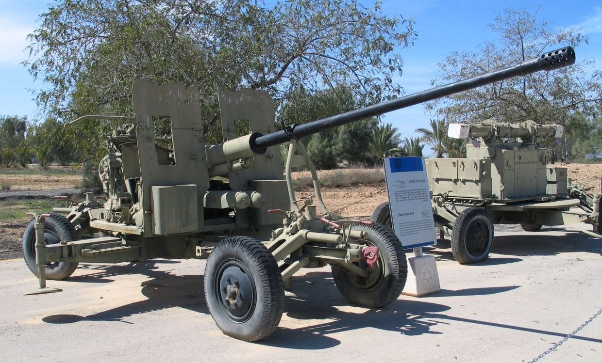 Советская зенитная пушка с-60
