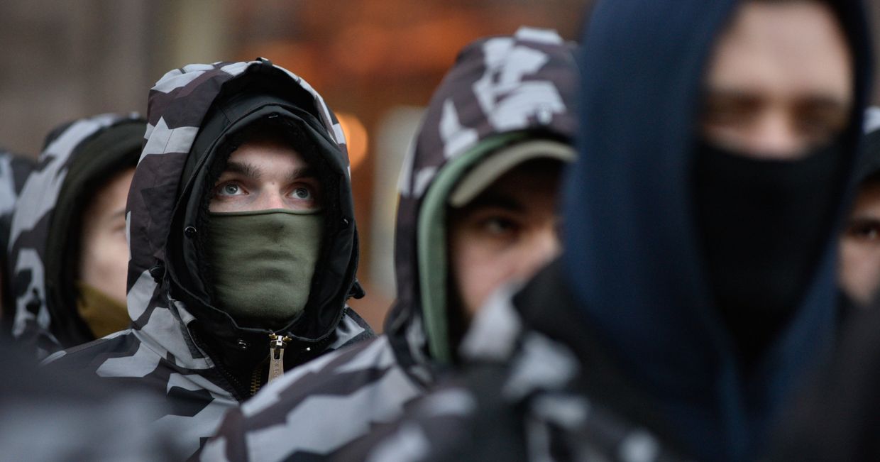 Марш националистов в Киеве