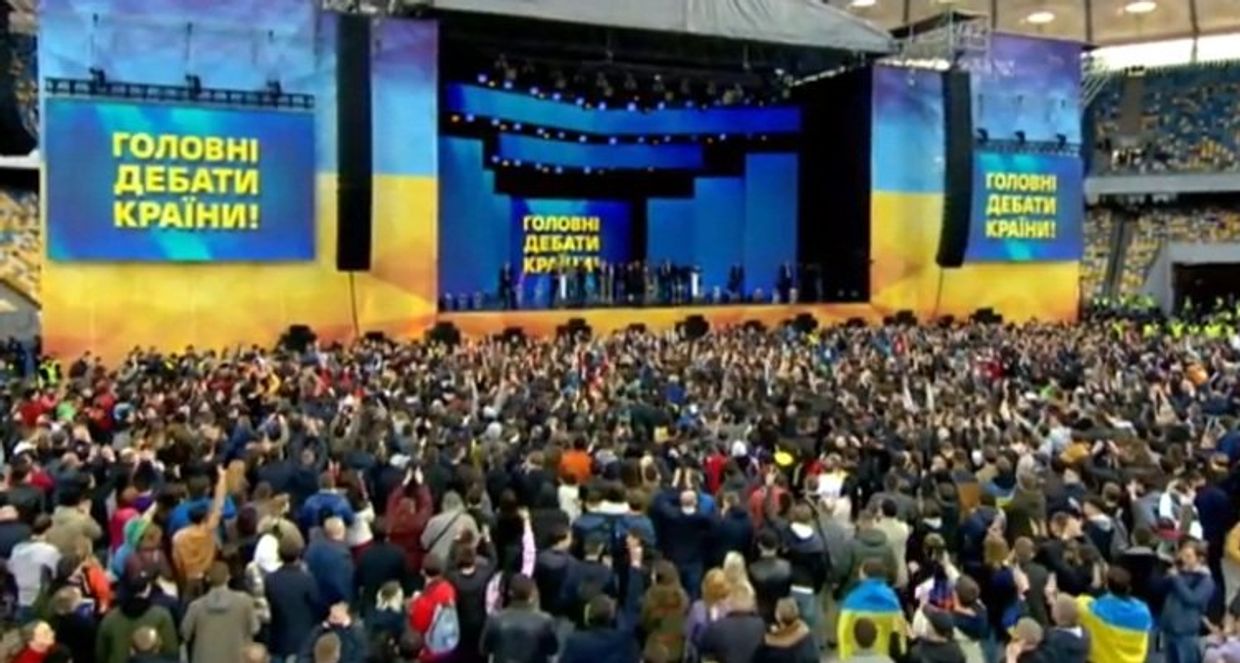 Дебаты Порошенко и Зеленского: прямая трансляция
