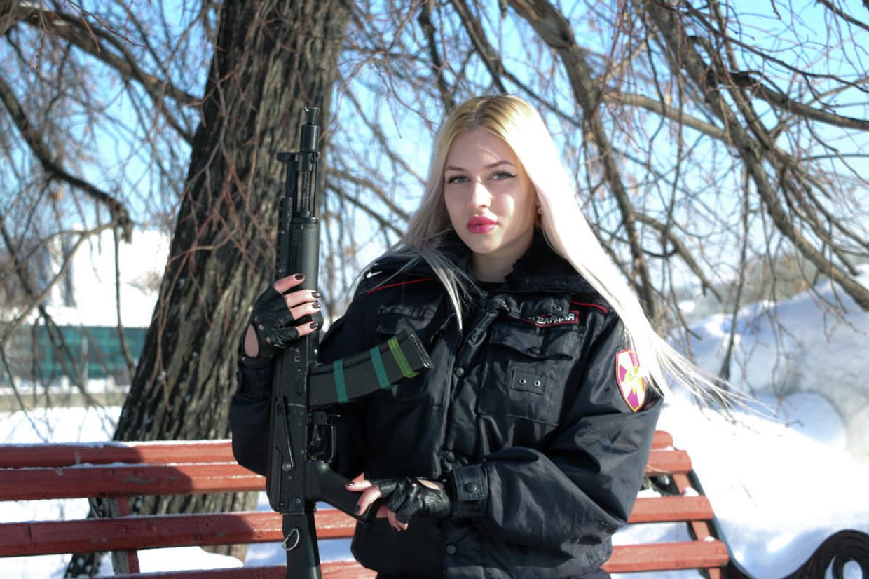 Прапорщик полиции Анна Храмцова