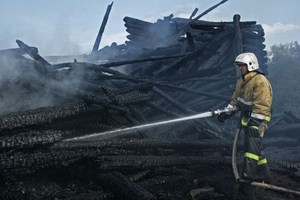 Успенская церковь XVIII века в Карелии полностью сгорела