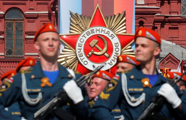 Военнослужащие на генеральной репетиции