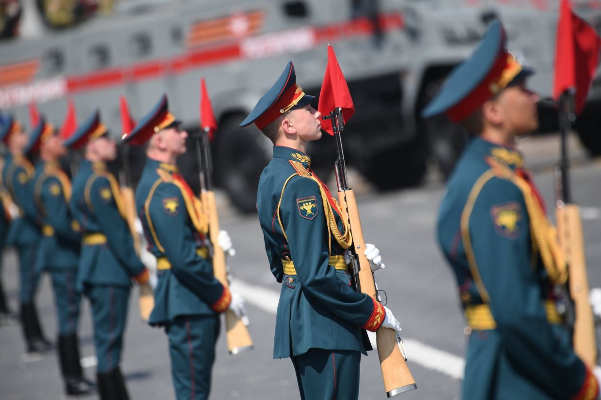Генеральная репетиция парада Победы