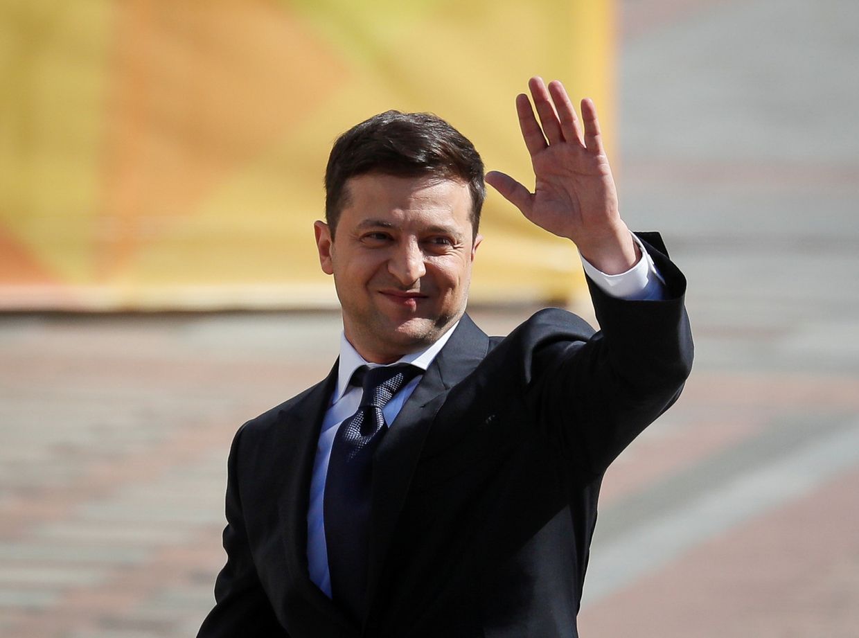 Избранный президент Украины Владимир Зеленский
