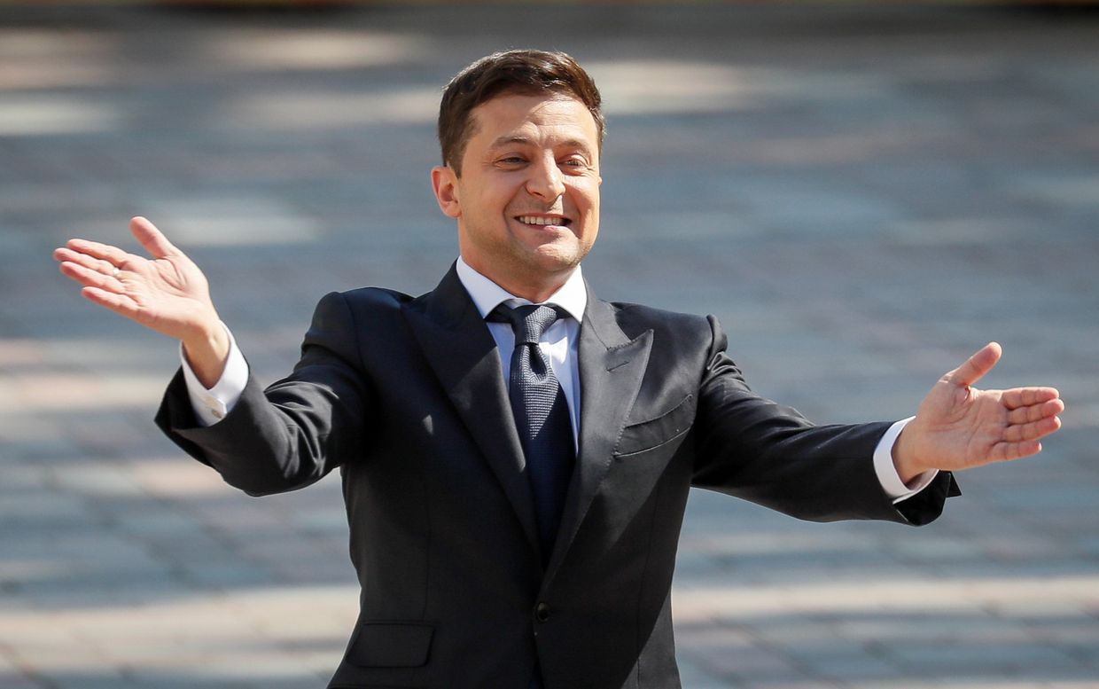 Избранный президент Украины Владимир Зеленский Избранный президент Украины Владимир Зеленский