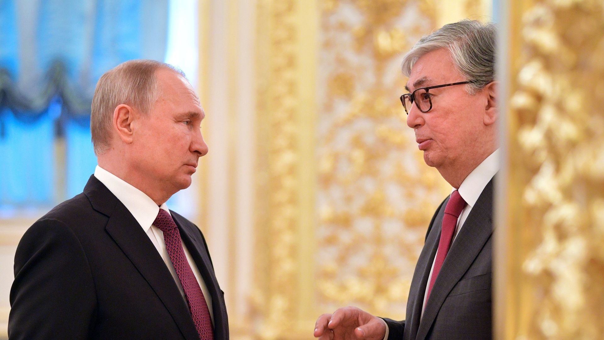 Президент РФ В. Путин встретился с президентом Казахстана К.-Ж. Токаевым - ИноСМИ, 1920, 22.08.2022