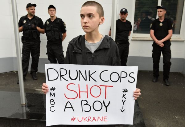 Акции памяти по погибшему мальчику от произвола полиции на Украине