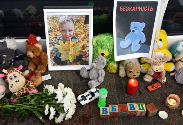 Акции памяти по погибшему мальчику от произвола полиции на Украине
