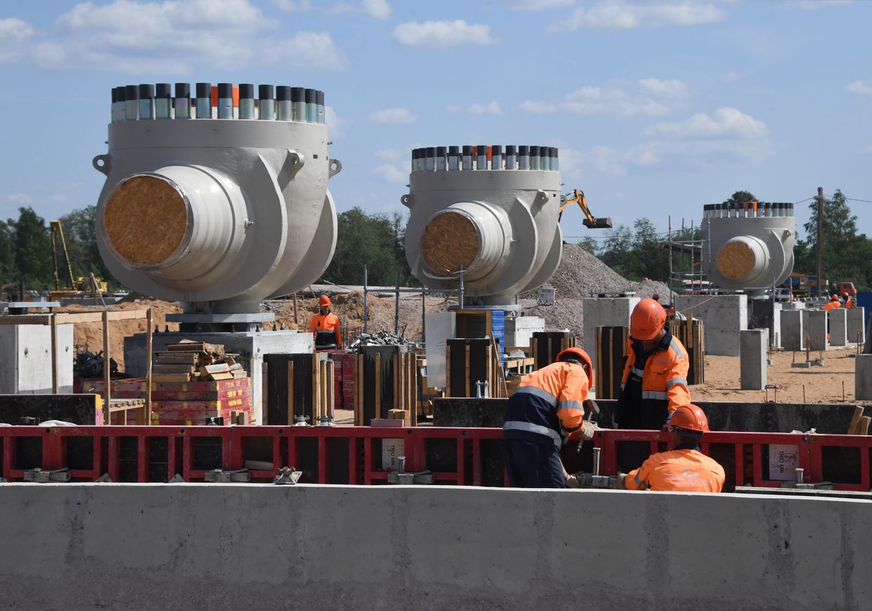 Строительство газопровода Северный поток-2 в Ленинградской области Строительство газопровода Северный поток-2 в Ленинградской области