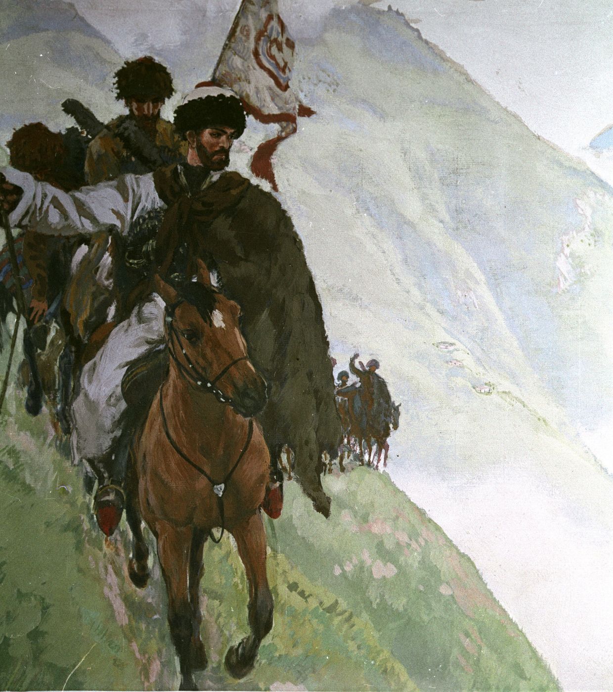 Хаджи-Мурат с мюридами