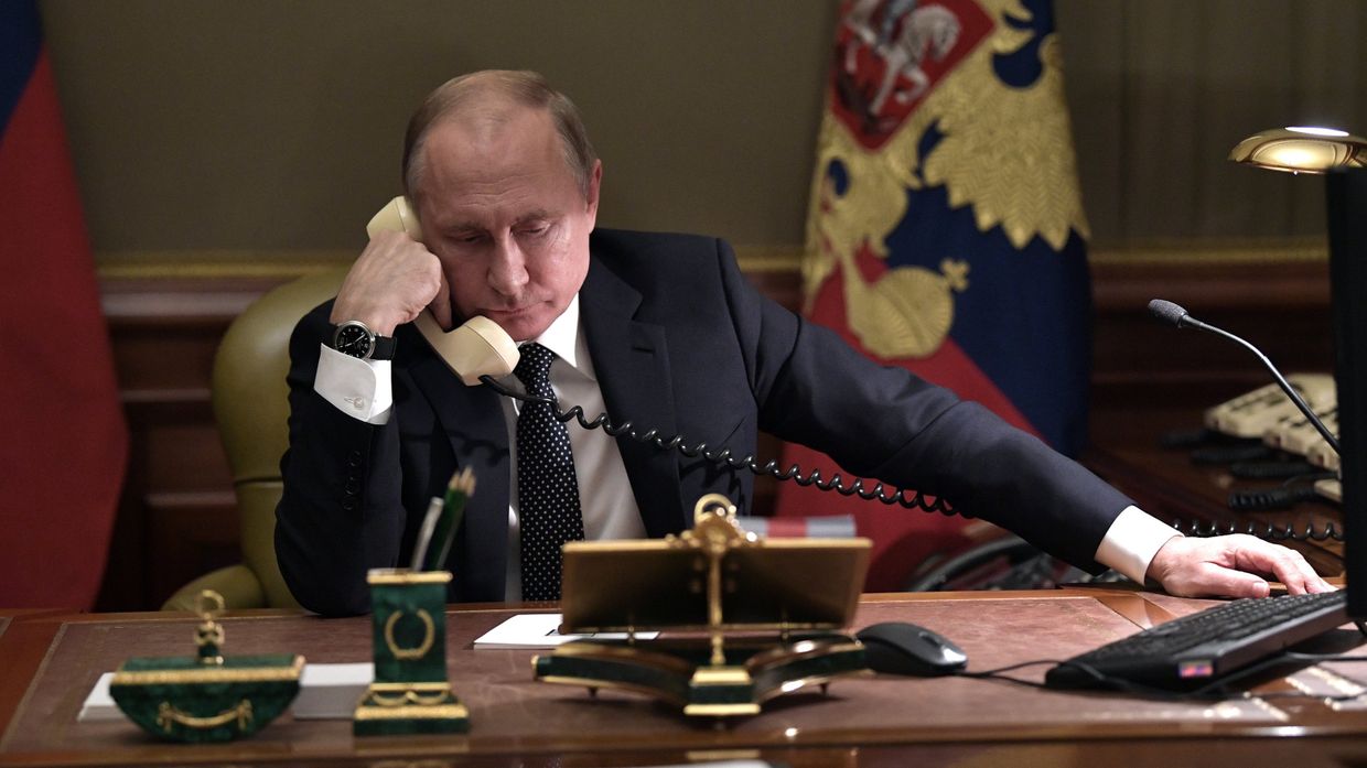 Рабочая поездка президента РФ В. Путина в Санкт-Петербург
