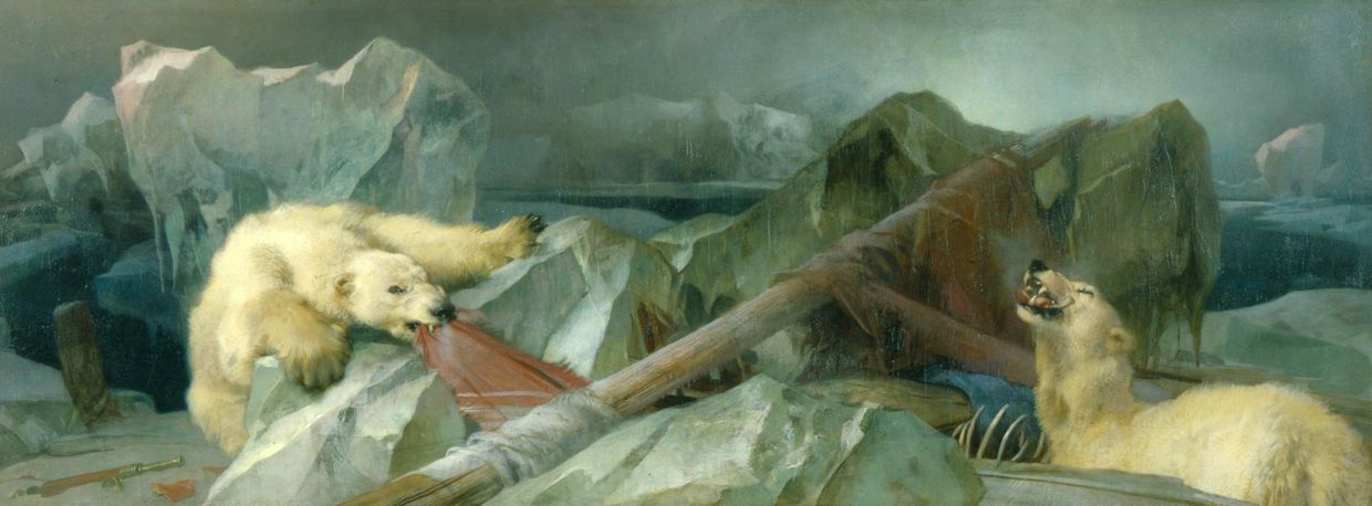 Картина «Человек предполагает, а Бог располагает». Эдвин Генри Ландсир, 1864 год