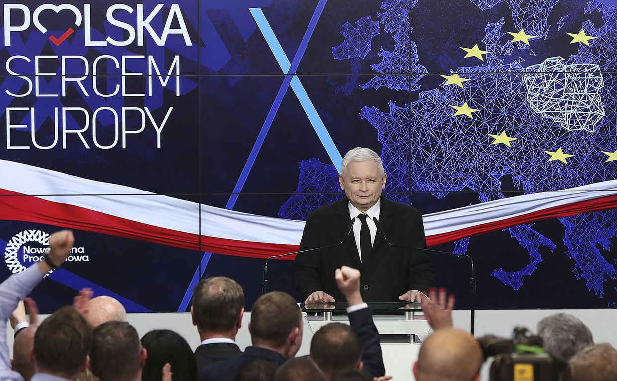 Лидер партии Право и Справедливость Ярослав Качиньский